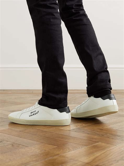 ysl sneakers court classic|saint laurent court classic sneakers.